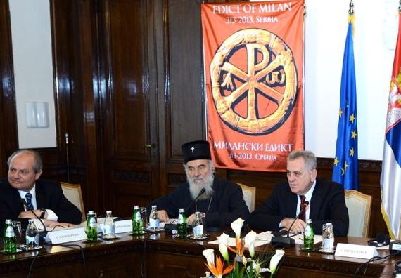 Beograd 10.12.2012. god - Sastanak organizacionog odbora povodom godišnjice Milanskog edikta.